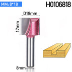 HUHAO 1pc 8mm Cleaning bottom Engraving Bit solid carbide router bit Woodworking Tools CNC milling cutter endmill for wood