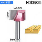 HUHAO 1pc 8mm Cleaning bottom Engraving Bit solid carbide router bit Woodworking Tools CNC milling cutter endmill for wood