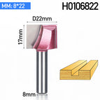 HUHAO 1pc 8mm Cleaning bottom Engraving Bit solid carbide router bit Woodworking Tools CNC milling cutter endmill for wood