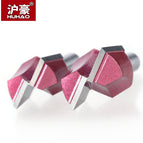 HUHAO 1pc 8mm Cleaning bottom Engraving Bit solid carbide router bit Woodworking Tools CNC milling cutter endmill for wood