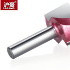 HUHAO 1pc 8mm Cleaning bottom Engraving Bit solid carbide router bit Woodworking Tools CNC milling cutter endmill for wood