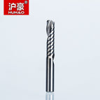 HUHAO 5pcs/lot Shank 6mm Single Flute Spiral Cutter Router Bit  For Acrylic Carbide Milling Cutter CNC Tools Machine Accessories