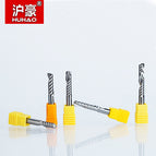 HUHAO 5pcs/lot Shank 6mm Single Flute Spiral Cutter Router Bit  For Acrylic Carbide Milling Cutter CNC Tools Machine Accessories