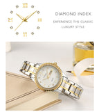 WWOOR New diamond Women Bracelet Watches Waterproof Ladies Watch Stainless Steel fashion Dress Quartz Watch Women Reloj Mujer