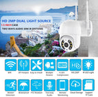 1080P PTZ WIFI Camera Long Range Outdoor Two Way Audio Dome Camara 2MP Security IP Camera HD Motion Detection CCTV Camera