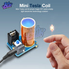 BD243 Mini Tesla Coil Kit Magic Props DIY Parts Empty Lights Technology DIY Kit Electronics BD243C