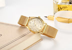 WWOOR Women Watches Luxury Brand Dress Diamond Gold Wrist Watch Stainless Steel Ladies Watches Golden Quartz Watch Women 2019