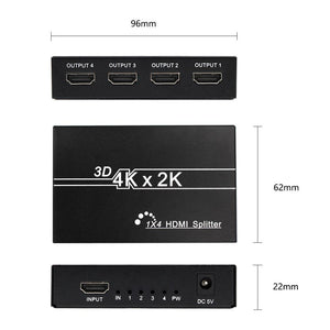 Hdmi Splitter 1x4 HDMI Switch DC 5V Power Supply Adapter 1 In 4 Out Switcher For Audio HDTV 4K 1080P Video DVD