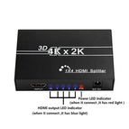 Hdmi Splitter 1x4 HDMI Switch DC 5V Power Supply Adapter 1 In 4 Out Switcher For Audio HDTV 4K 1080P Video DVD