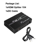 Hdmi Splitter 1x4 HDMI Switch DC 5V Power Supply Adapter 1 In 4 Out Switcher For Audio HDTV 4K 1080P Video DVD