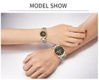 WWOOR New diamond Women Bracelet Watches Waterproof Ladies Watch Stainless Steel fashion Dress Quartz Watch Women Reloj Mujer