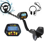 High Accuracy Metal Detector MD-3028 for Adults & Kids, LCD Display w/ 8.5" Waterproof Search Coil Pinpoint Function & DISC Mode