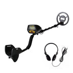 High Accuracy Metal Detector MD-3028 for Adults & Kids, LCD Display w/ 8.5" Waterproof Search Coil Pinpoint Function & DISC Mode