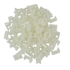 High Quality Brand 100 Pcs 3mm Width Wire Cable Tie Holder White Plastic Mount