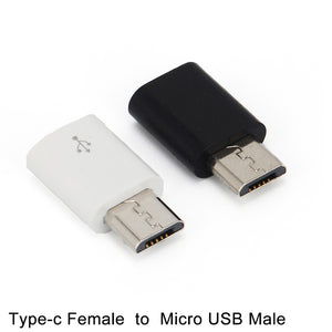 Hot 1pc Type C Female To Micro USB Male Adapter Converter Connector for Samsung huawei Xiaomi