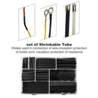 Hot 385Pcs/box Polyolefin Shrinking Assorted Insulated Sleeving Tubing Set Heat Shrinkable Tube Wrap Wire Heat Shrink Tubing