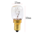 Hot Sale 220v-240v High temperature 15W / 25W /  300 Degree SES E14 OVEN  toaster/ steam LIGHT BULBS / COOKER HOOD LAMPS