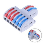 Hot Sale Mini Fast Wire Connector Universal Wiring Cable Connector Push-in Conductor Terminal Block  SPL-62/42 wholesale bulk price