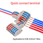 Hot Sale Mini Fast Wire Connector Universal Wiring Cable Connector Push-in Conductor Terminal Block  SPL-62/42 wholesale bulk price