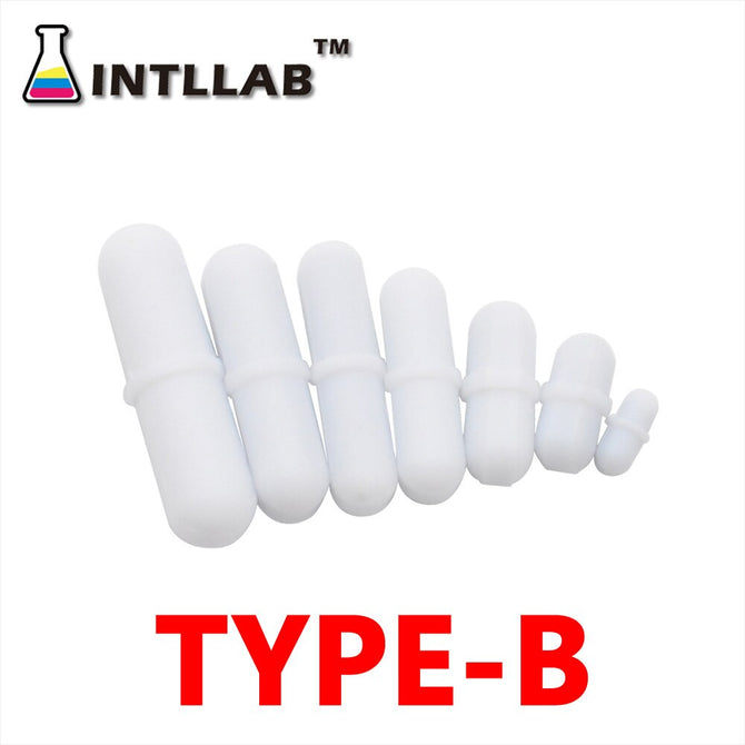 INTLLAB  Mixed Size Stir bar PTFE Magnetic Stirrer Mixer Stir Bars 7pc