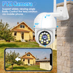 IP Camera WiFi 1080P Mini Outdoor Speed Dome CCTV Security Camera PTZ 5MP Smart Home 360 Video Surveillance Camera AI Tracking