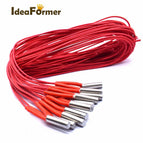 Idea Former 1pcs 3D Printers Cartridge Heater 12V/24V 40W  6*20mm 1m For MK Mendel Reprap Extruder Parts 12V 24V 40W Heat Part