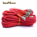 Idea Former 1pcs 3D Printers Cartridge Heater 12V/24V 40W  6*20mm 1m For MK Mendel Reprap Extruder Parts 12V 24V 40W Heat Part