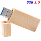 JASTER USB 3.0 wood strip + box memory stick custom LOGO usb flash drive 4GB 8GB 16GB 32GB 64GB pendrive U disk free shipping