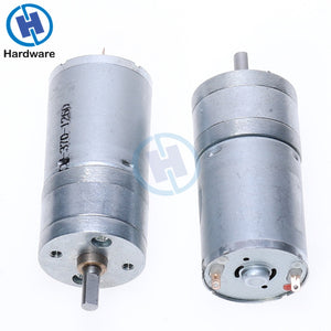 JGA25-370 DC Motor Geared Motor  6V 12V 24V High Torque Electric Gear Motor 12RPM/25RPM/36RPM/60RPM/130RPM/620RPM/1360RPM
