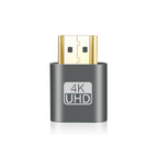 KEBIDU HDMI-compatible Virtual Display 4K DDC EDID Dummy Plug EDID Display Emulator Adapter Support 1920x1080P For Video