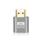 KEBIDU HDMI-compatible Virtual Display 4K DDC EDID Dummy Plug EDID Display Emulator Adapter Support 1920x1080P For Video