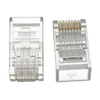 KINCO 1000 Pcs CAT6 Plug EZ RJ45 Network Cable Modular 8P8C Connector End Pass Through