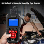 KONNWEI KW850 OBD2 Auto Diagnostic Scanner Tools OBD 2 Car Diagnostic Tool Check Engine Automotive Car Scanner Code Reader Black