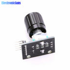 KY-040 360 Degrees Rotary Encoder Module Brick Sensor Switch with 15×16.5 mm Potentiometer Rotary Knob Hole Cap For Arduino