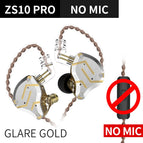 KZ ZS10 PRO 4BA+1DD HIFI Metal Headset Hybrid In-ear Earphone Sport Noise Cancelling Headset KZ ZSN PRO ZST AS16 AS12 AS10 C16