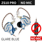 KZ ZS10 PRO 4BA+1DD HIFI Metal Headset Hybrid In-ear Earphone Sport Noise Cancelling Headset KZ ZSN PRO ZST AS16 AS12 AS10 C16