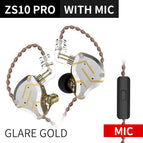 KZ ZS10 PRO 4BA+1DD HIFI Metal Headset Hybrid In-ear Earphone Sport Noise Cancelling Headset KZ ZSN PRO ZST AS16 AS12 AS10 C16
