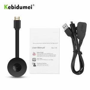 Kebidumei TV Stick 1080P  WiFi Dongle Display Receiver G2 Support IOS for Miracast for Anycast For Android PC