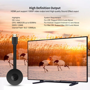 Kebidumei TV Stick 1080P  WiFi Dongle Display Receiver G2 Support IOS for Miracast for Anycast For Android PC