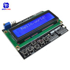 Keypad Shield LCD1602 1602 LCD Display ATMEGA328 ATMEGA2560 for Raspberry Pi Arduino UNO R3 Blue/Yellow Backlight