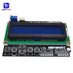 Keypad Shield LCD1602 1602 LCD Display ATMEGA328 ATMEGA2560 for Raspberry Pi Arduino UNO R3 Blue/Yellow Backlight