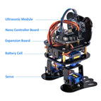 LAFVIN  DIY 4-DOF Panda Robot Kit Programmable Dancing Robot Kit For Arduino Nano Electronic Toy/Support Android APP Control