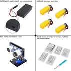 LAFVIN Smart Robot Car Kit Include R3 board, Ultrasonic Sensor, Bluetooth Module for Arduino for UNO R3 with Tutorial
