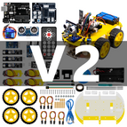 LAFVIN Smart Robot Car Kit for UNO R3 for Arduino with Ultrasonic Sensor, Bluetooth Module, IR Control, Line Tracking, Tutorial