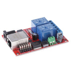 LAN Ethernet 2 Way Relay Board Delay Switch TCP/UDP Controller Module WEB Server