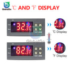 LED Digital Temperature Controller Thermostat Thermoregulator Temperature Sensor Relay Heating Cooling STC 1000 3000 3008