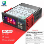 LED Digital Temperature Controller Thermostat Thermoregulator Temperature Sensor Relay Heating Cooling STC 1000 3000 3008