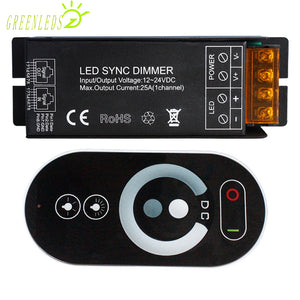 LED Single Color RF Touch Controller DC12-24V 25A JM-SYNC-S01 Dimmer With High Quality 3 Years Warranties