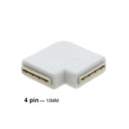 LED Strip Connector 2pin 8mm / 10mm 4pin 10mm Connectors For Led Strip Lights 5pcs/lot