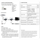 LKV372A HDMI 1080P Extender With IR Converter Up to 60M,Video/Audio full HD Signal Extender Over Cat6/Cat7 For TV Projector